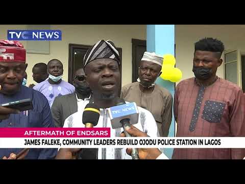 VIDEO | James Faleke, Community leaders rebiild Ojodu Station in   Lagos