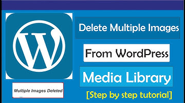 How To Delete Multiple Images From WordPress Media Library