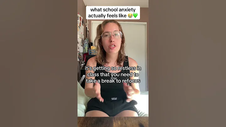 What School Anxiety ACTUALLY Feels Like 😭💚🎒 #shorts
