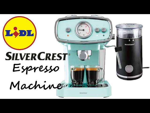 Middle of two! YouTube - worth it\'s shot... or Espresso Machine - SilverCrest - a Lidl