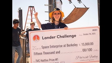 Lander Challenge - Awarding the first prize
