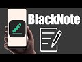 Blacknote notepad notes  the nettalker tips