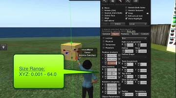 Object Tab Second Life