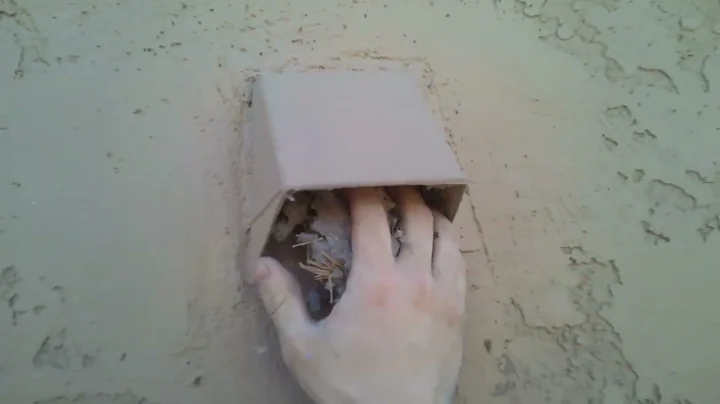 DRYER VENT HAS A DUCT TAPE ROLL INSIDE! ASMR/ODDLY SATISFYING DRYER VENT CLEANING