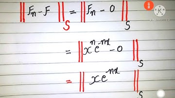 MTH631  Real Analysis II  Example on uniform Convergence