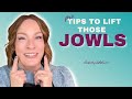 Lifting saggy jowls athome