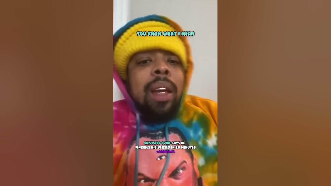 Westside Gunn says he finishes his verses in 20 minutes🔥