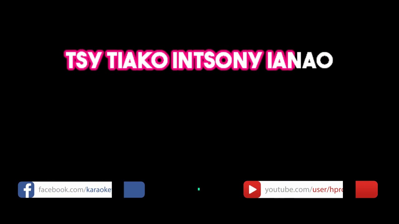 Taa Tense - Tsy tiako intsony (FULL KARAOKE)
