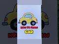 How to Draw Car 🚗 #drawing #art #shortsfeed #youtubeshorts #howtodraw #stepbystep #quickdrawing