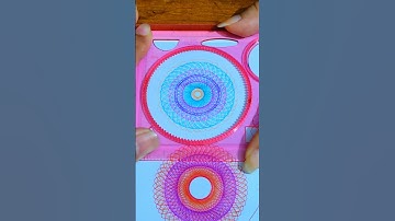 Amazing Spirograph Art 😍 #spirograph #satisfying #asmr #shorts #shortsfeed #art #ytshorts #trending