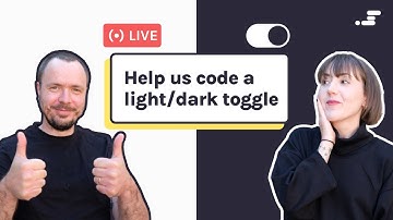 Code a dark/light theme toggle | JavaScript, CSS, HTML