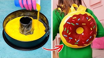 DIY TRENDY CRAFTS Donut Backpack Fun Accessories for School
