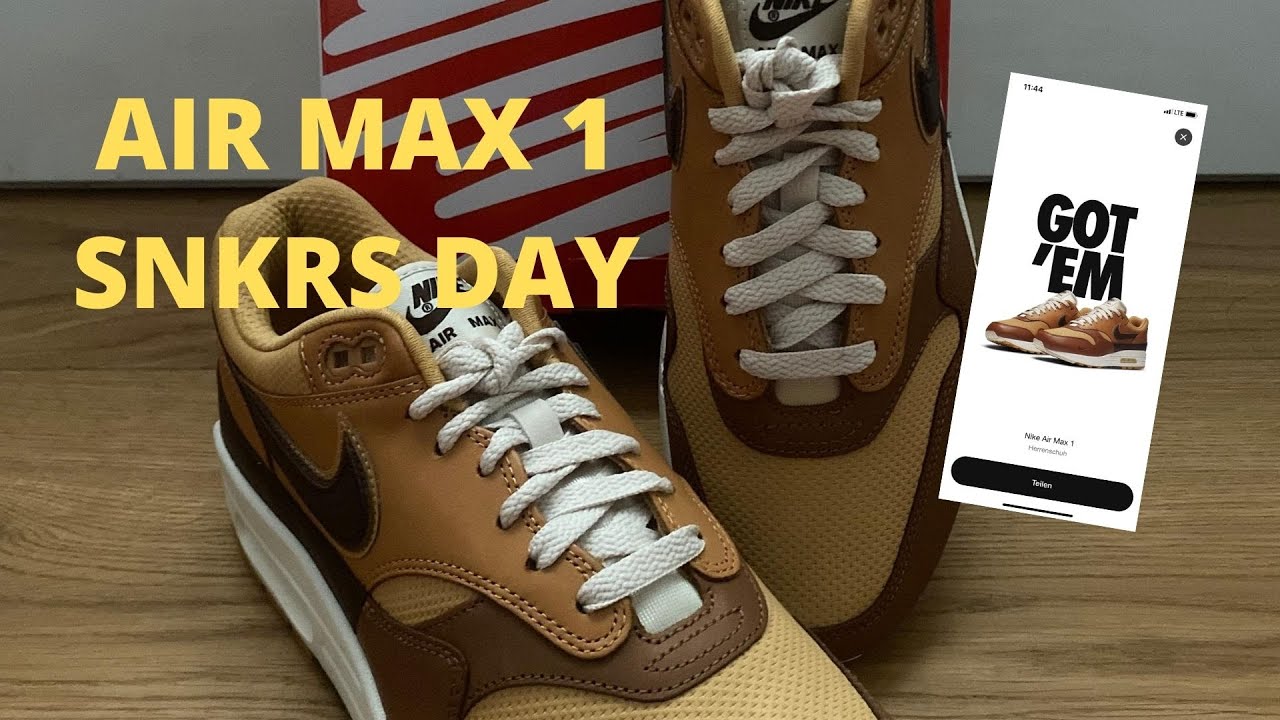 Nike Air Max 1 SNKRS Day Brown | ON FEET 🔥🔥🔥 - YouTube