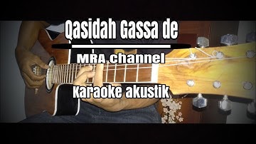 (hamasine lo di mama lo baba) Qasidah Gassa de - MRA channel (karaoke gitar akustik) cover