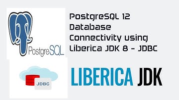 How to connect to PostgreSQL 12 using PostgreSQL JDBC Driver with Bellsoft Liberica JDK 8