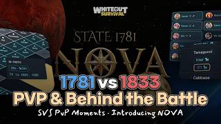 PVP & Behind the Battle - SVS 1781vs1833 #whiteoutsurvival