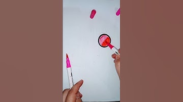 How to Make a Gradient with Alcohol Makers!🎨🌟🌸#art#hack#tutorial