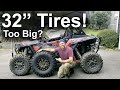 Installing Larger Tires on SXS (RZR with Bigger Tires)