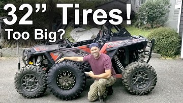 Installing Larger Tires on SXS (RZR with Bigger Tires)