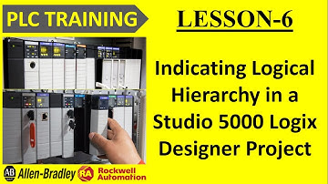 #7 Indicating Logical Hierarchy in a Studio 5000 Logix Designer Project || PLC TRAINING || RA