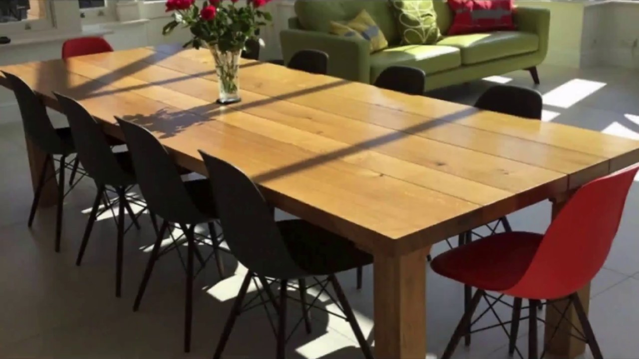 rustic dining table YouTube