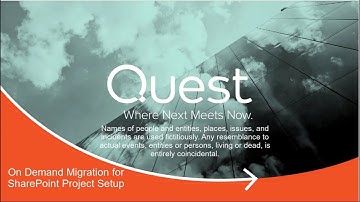On Demand Migration for SharePoint Project Setup