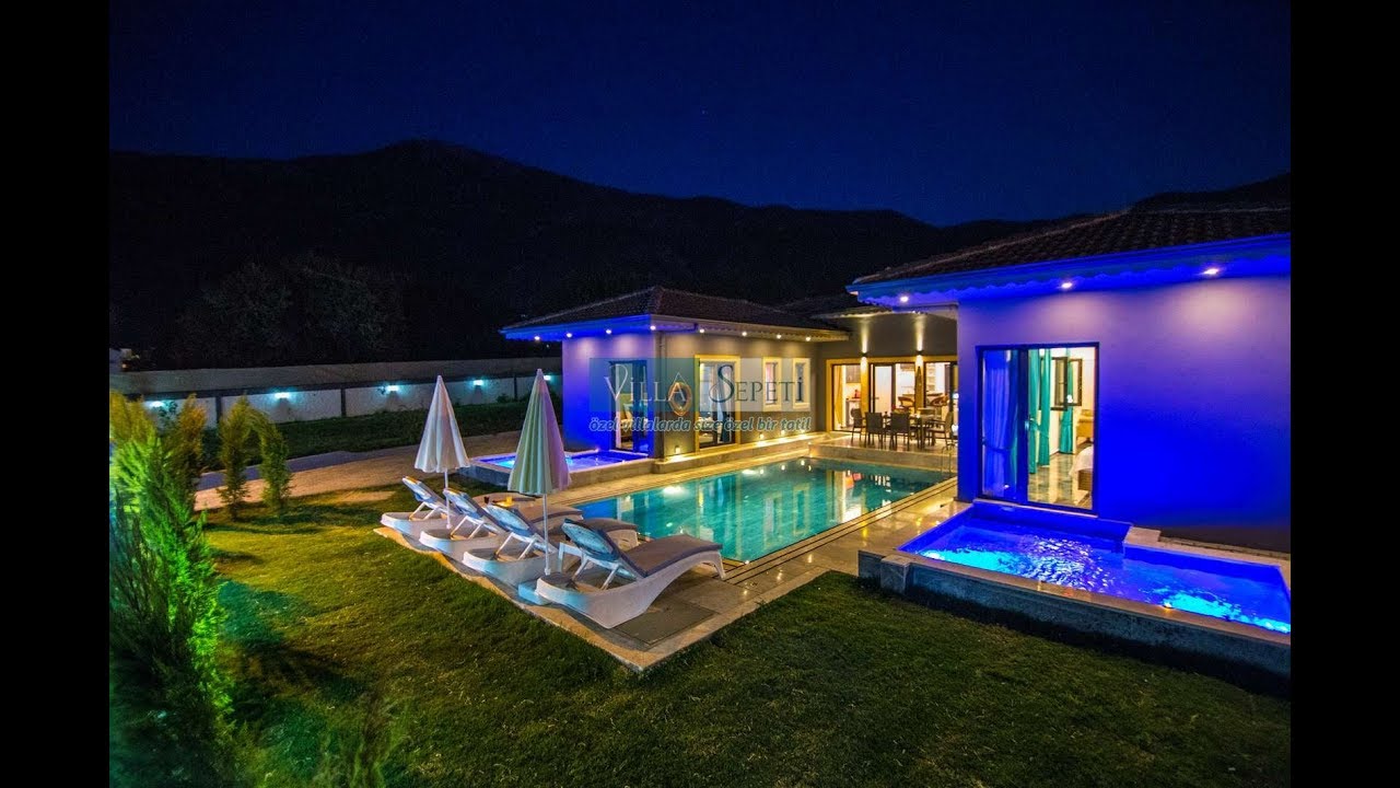 Villa Anafor Genis Bahceli Suit Odali Villa Mugla Dalyan Hellovillam