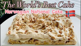 The Word’s Best Cake! Norwegian cake! Easy and delicious cake!