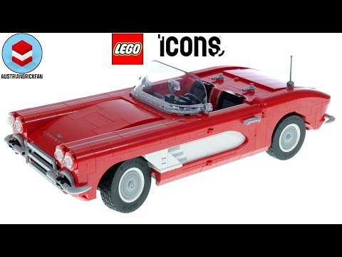 LEGO Icons 10321 Corvette - LEGO Speed Build Review