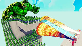 100x HULK + 2x GIANT vs 3x EVERY GOD  Totally Accurate Battle Simulator TABS