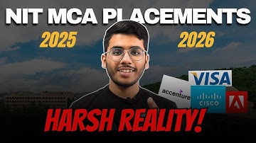 NIT MCA Placements and Internships💯🤑| MCA 2026 Placements | Reality of MCA Placements | Yash Agarwal