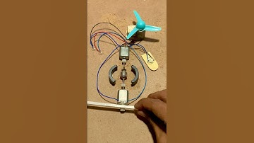 Magnet With Dc Motor Gear And Rack Free Energy Generator - Dc Motor Fan #dcmotor #magnet #tech