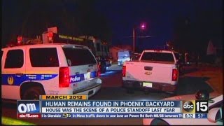 Human remains found in Phoenix backyard
