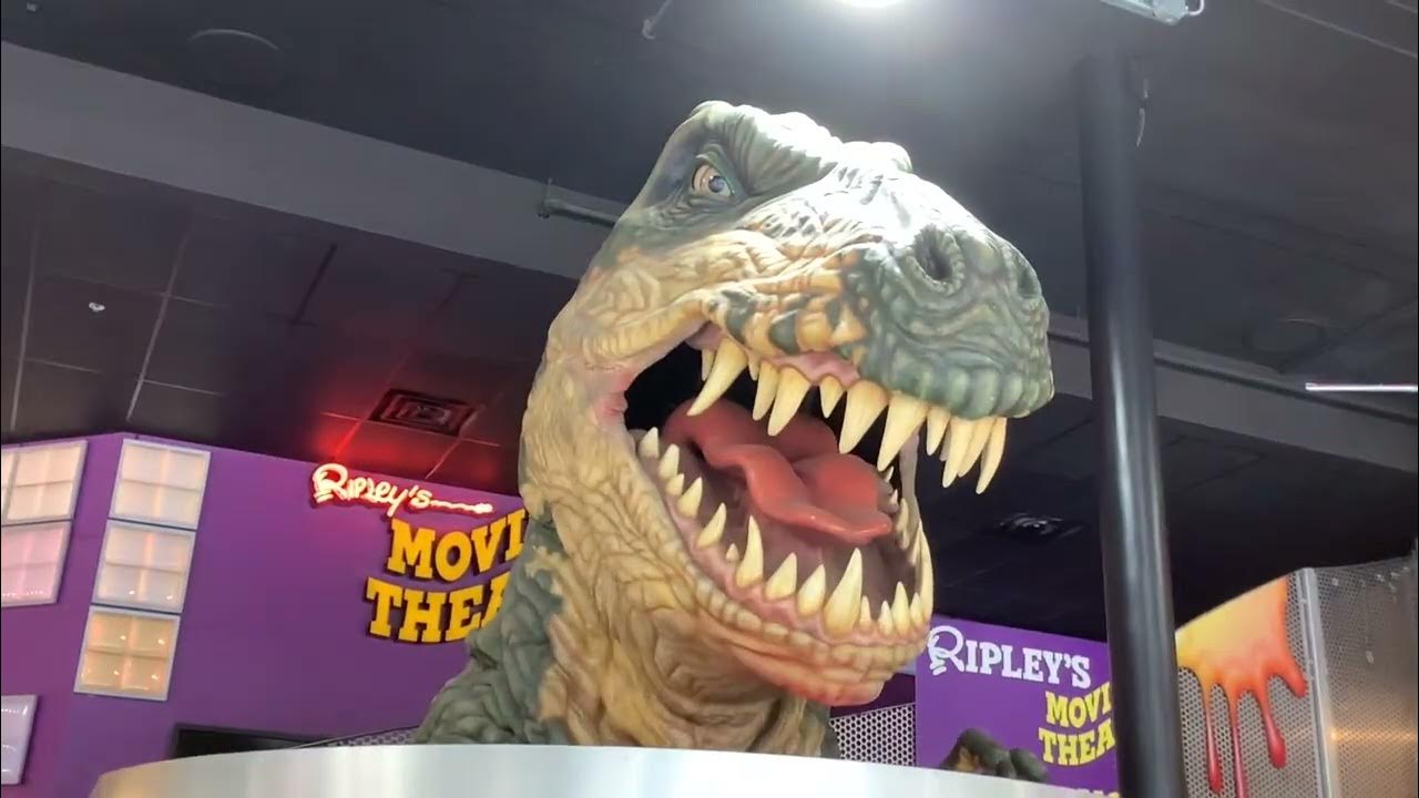 Dinosaur at ripley s illusion lab in san antonio youtube