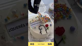 PASTEL con MENSAJE OCULTO 🌈 RECETA VIRAL A PRUEBA