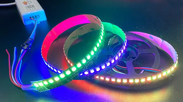 DC12V WS2811 144LEDs/m Black PCB Addressable Dream Color LED Strip Lights