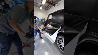 Wrapping The Hardest Car  #carwrapping #carwrap #asmr #asmrsounds