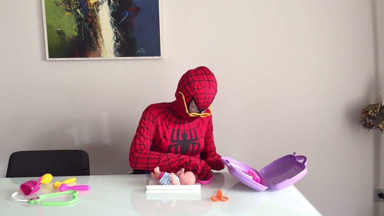 spiderman baby doll