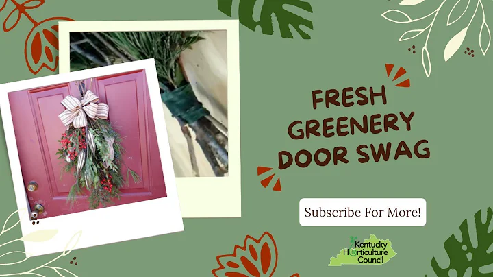 Fresh Greenery Door Swag