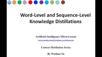 Word-Level and Sequence Level Knowledge Distillation
