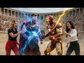 Thor vs Iron Man ⚡🔥 Ultimate Battle in Greek Arena | Epic Superhero Fight#ThorVsIronMan#Superhe