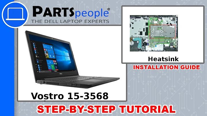Dell Vostro 15-3568 (P63F002) Heatsink How-To Video Tutorial