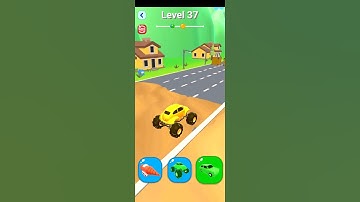 Level 37 shape-shifting funny race gameplay new hyper casual game #shorts #gameplay #shapeshifting