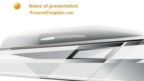 Gray Abstract Theme PowerPoint Template by PoweredTemplate.com