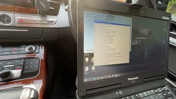 Audi A8  4H Air Suspension lowering  with V.C.D.S (Vag Com)