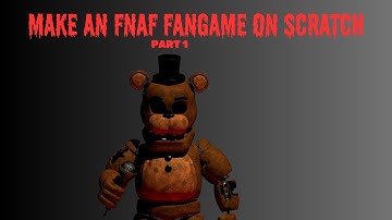 Make an FNAF fangame on scratch / part 1/ make an main menu and newspaper