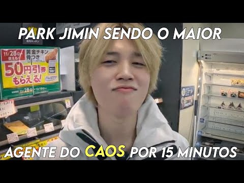 Park Jimin sendo o maior agente do caos por 15 minutos 
