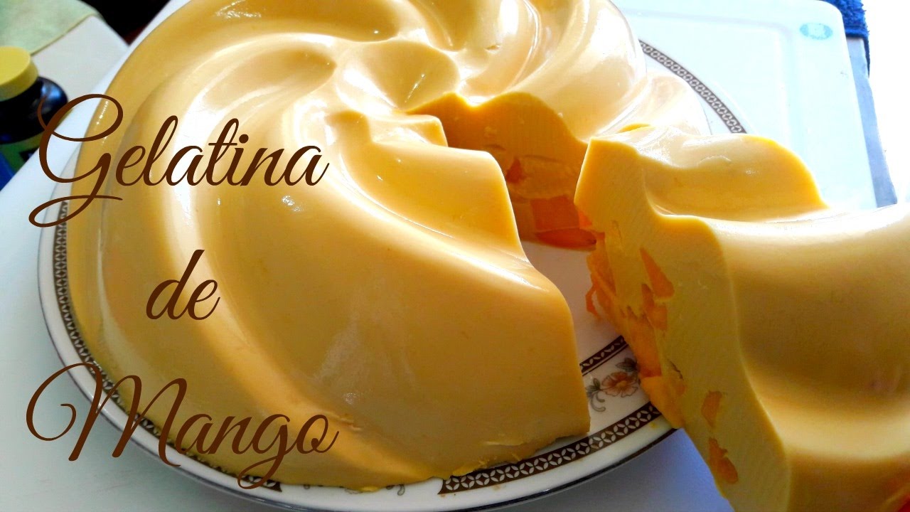 Delicia de Postre 3 leches y mango \gelatina de fruta Natural super  CREMICITA - YouTube