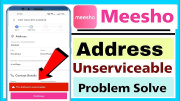 meesho the address is unserviceable problem solution | meesho address problem pin Code and house no