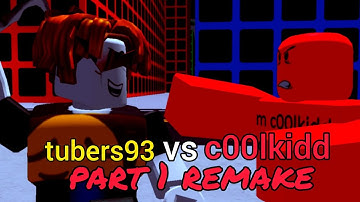 Roblox hacker animation Part 1 Remake (tubers93 vs c00lkidd [remastered])